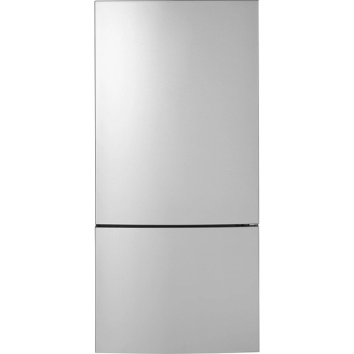 GE Réfrigérateur à congélateur inférieur de 17.7pi³ acier inoxydable résistant aux marques de doigts- GBE17HYRFS