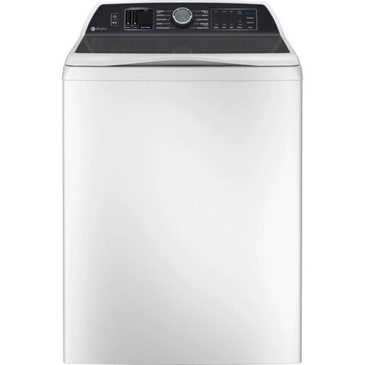GE Profile 6.1 Cu. Ft. (IEC) Top Load Washer with Smarter Wash Technology White - PTW705BSTWS