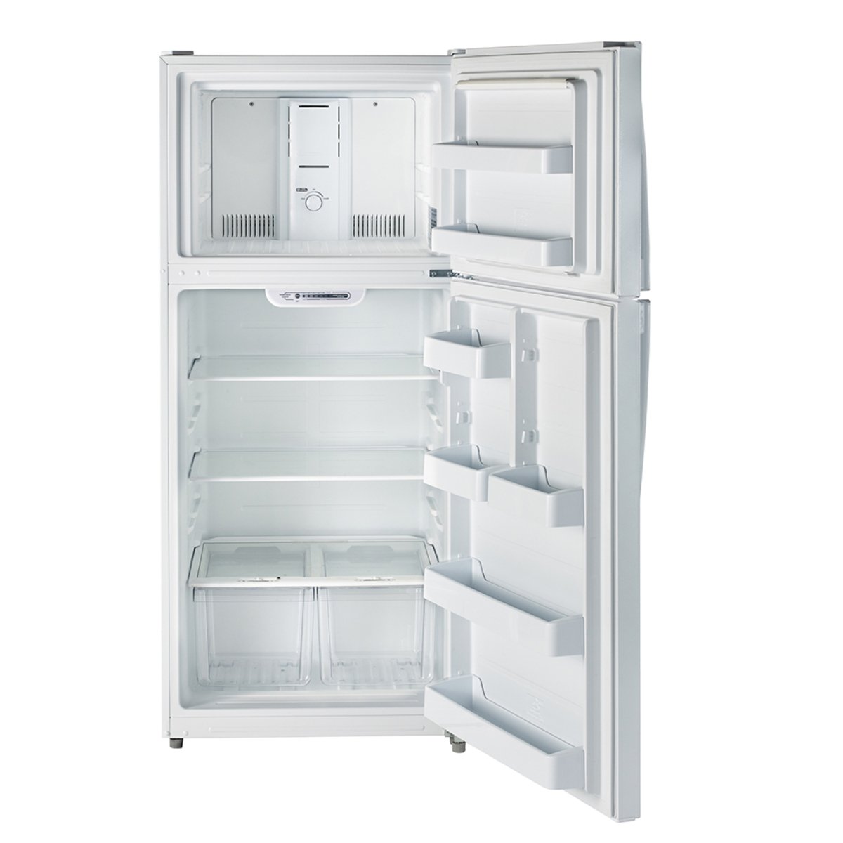 Moffat 18 cu.ft. Top Freezer Refrigerator White MTE18GTKWW ...