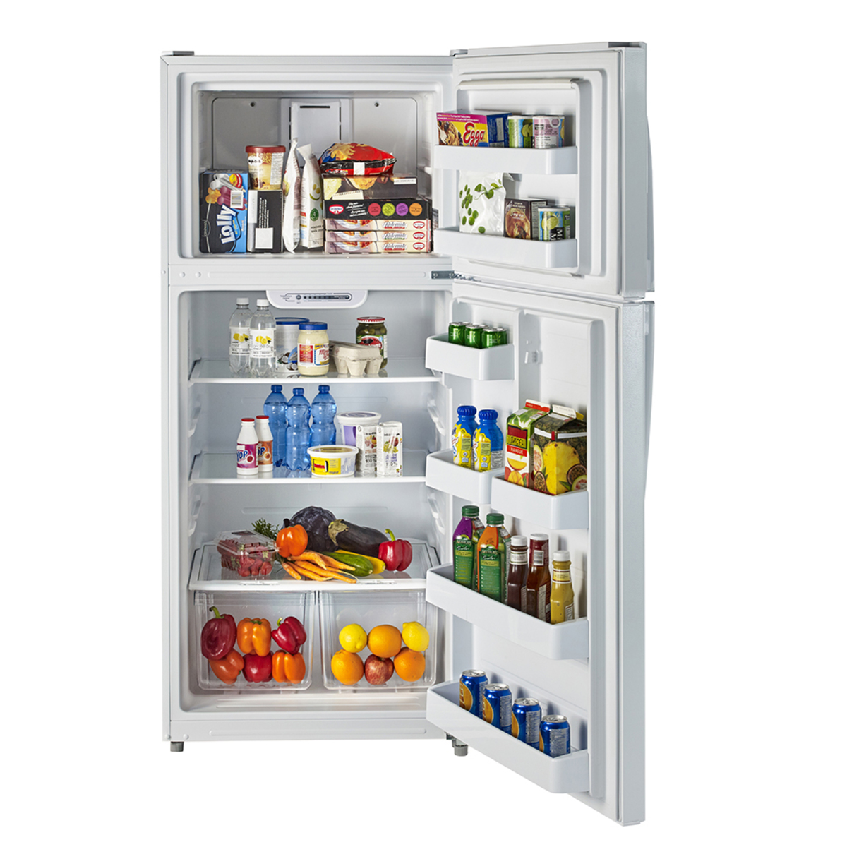 Moffat 18 cu.ft. Top Freezer Refrigerator White MTE18GTKWW ...