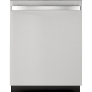 GE 24 inch Top Control Dishwasher with Sanitize Cycle Stainless Steel GDT226SSLSS