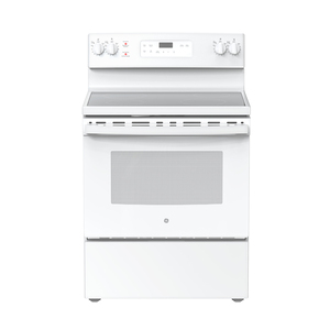 GE 30" Electric Freestanding Range with Storage Drawer White JCB635DKWW