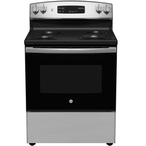 GE 30" Freestanding Electric Range Stainless Steel - JCBS350SVSS