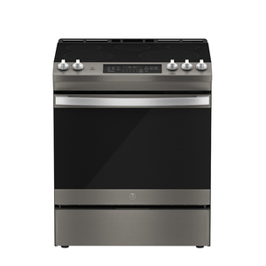 GE 30" Electric Slide-In Front Control True Convection Range with Storage Drawer Slate - JCS840EMES GE 30" Electric Slide-In Front Control True Convection Range with Storage Drawer Slate - JCS840EMES