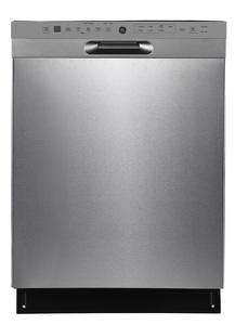 GE 24" Built-In Front Control Dishwasher with Stainless Steel Tall Tub Stainless Steel - GBF655SSPSS