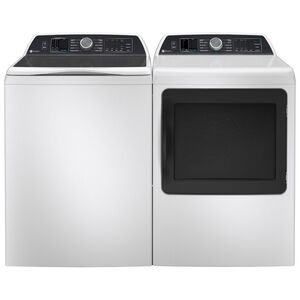 Profile Top Load Washer & Dryer Pair - White Profile Top Load Washer & Dryer Pair - White
