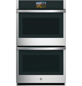 GE Profile 30" Smart Built-In Convection Double Wall Oven with No Preheat Air Fry and Precision Cooking - PTD7000SZSS