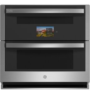 GE Profile 30" Smart Built-In Twin Flex Convection Wall Oven - PTS9200SZSS
