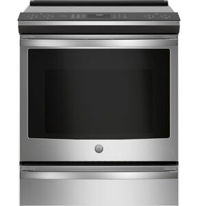 GE Profile 30" Slide-in Induction Range with No-Preheat Air Fry - PCHS920YMFS