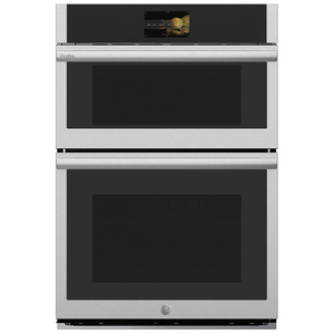 GE Profile 30 in. Combination Double Wall Oven with Convection and Advantium Technology Stainless Steel - PT9900SWSS