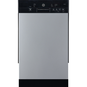 GE 18" Built-In Front Control Dishwasher with Stainless Steel Tall Tub Stainless Steel - GBF180SSMSS