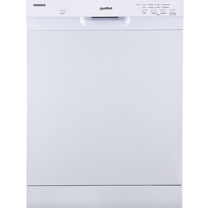 Moffat 24" Built-In Front Control Dishwasher with Stainless Steel Tall Tub White - MBF420SGPWW