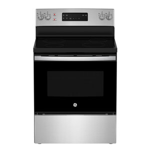 5.0 cu. Ft. Free Standing Electric Self Cleaning Range, Hi - Lo Broil, Dual Bake Element, Storage Drawer