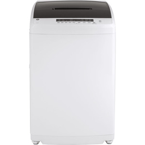 GE® Space-Saving 3.3 IEC Cu. Ft. Capacity Stationary Washer with Stainless Steel Basket White - GNW128SSMWW