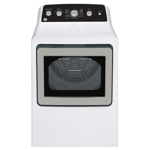 Sécheuse au gaz à chargement par le haut GE de 7,2 pi3 avec SaniFresh programme, blanc - GTD49GBMRWS Sécheuse au gaz à chargement par le haut GE de 7,2 pi3 avec SaniFresh programme, blanc - GTD49GBMRWS
