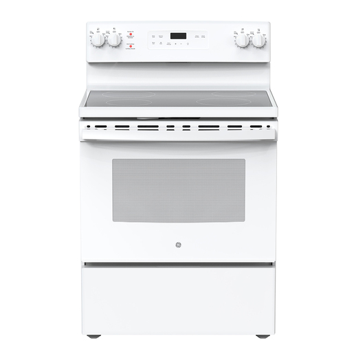 GE 30" Electric Freestanding Range with Storage Drawer White JCB630DKWW GE 30" Electric Freestanding Range with Storage Drawer White JCB630DKWW
