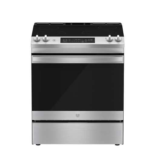 GE 30" Electric Slide-In Front Control Range with Storage Drawer Stainless Steel - JCSS630SMSS GE 30" Electric Slide-In Front Control Range with Storage Drawer Stainless Steel - JCSS630SMSS