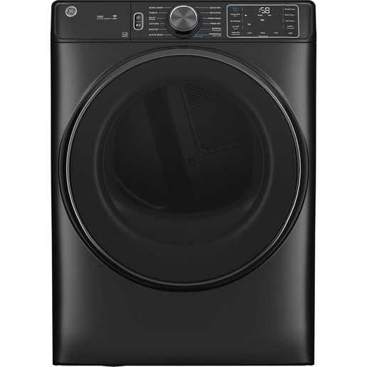 GE® 7.8 cu. ft. Capacity Smart Front Load Electric Dryer with Steam and Sanitize Cycle - GFD65ESMVDS