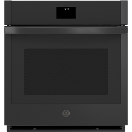 GE 27" Built-in Convection Single Wall oven with No Preheat Air Fry Black- JKS5000DVBB