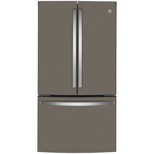 GE 23.1 Cu. Ft. Counter-Depth French-Door Refrigerator Slate - GWE23GMNES
