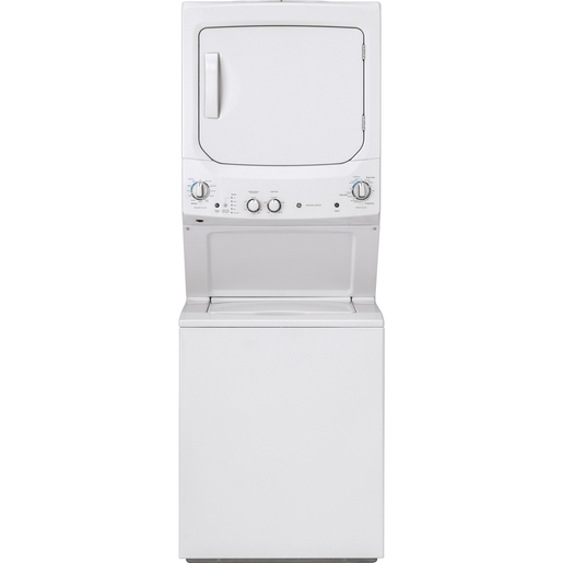Centre de buanderie Spacemaker GE de 24 po avec laveuse et sécheuse à gaz, blanc - GUD27GSSMWW Centre de buanderie Spacemaker GE de 24 po avec laveuse et sécheuse à gaz, blanc - GUD27GSSMWW