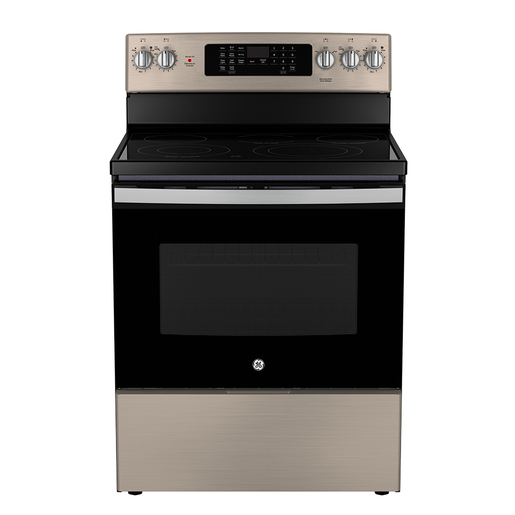 GE 30” Free-Standing Electric Convection Range with No-Preheat Air Fry - JCB840ETES
