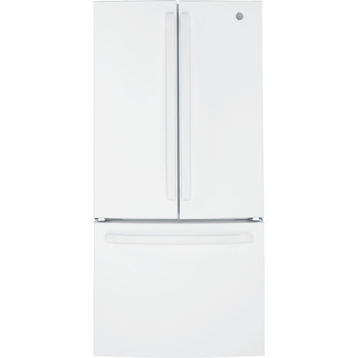 Réfrigérateur GE à profondeur de comptoir de 18,6 pi3 avec porte à deux battants blanc - GWE19JGLWW