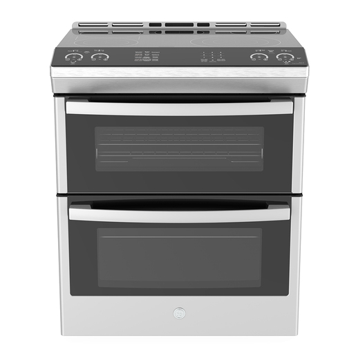 GE Profile 30" Slide-In Double Oven Electric Range with No-Preheat Air Fry - PCS980YMFS GE Profile 30" Slide-In Double Oven Electric Range with No-Preheat Air Fry - PCS980YMFS