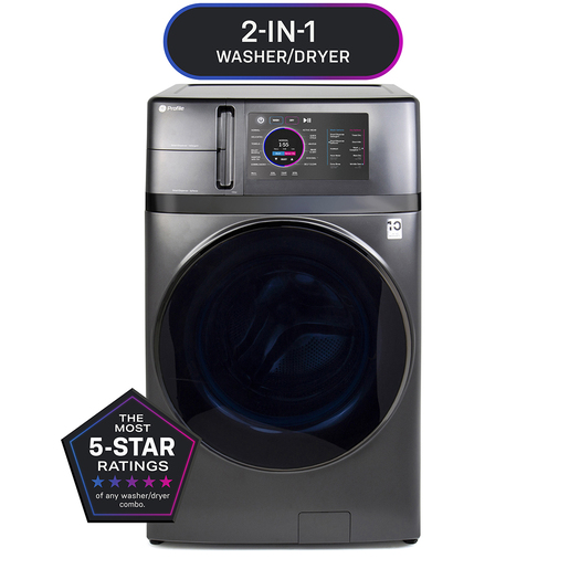 Profile 5.5 cu. ft. Capacity UltraFast Combo, Ventless Heat Pump Technology Washer/Dryer Carbon Graphite PFQ97HSPVDS