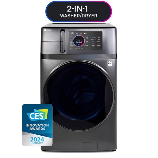 Profile 5.5 cu. ft. Capacity UltraFast Combo, Ventless Heat Pump Technology Washer/Dryer Carbon Graphite PFQ97HSPVDS