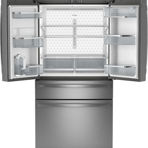 B-REFRIGERATOR-STAINLESS-STEEL-PGE29BYTFS-GE-PROFILE-OPEN EMPTY