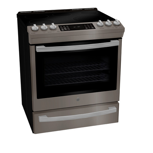 C-SLIDE-IN-SELF-CLEAN-ELECTRIC-RANGE-WITH-AIR-FRY-AND-BAKING-DRAWER-SLATE-PCS940EMES-GE-PROFILE-LEFT-SIDE