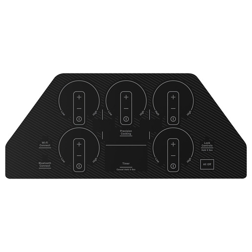 GE Profile Table de cuisson encastrée à induction de 36 po avec commandes tactiles Black- PHP7036DTBB