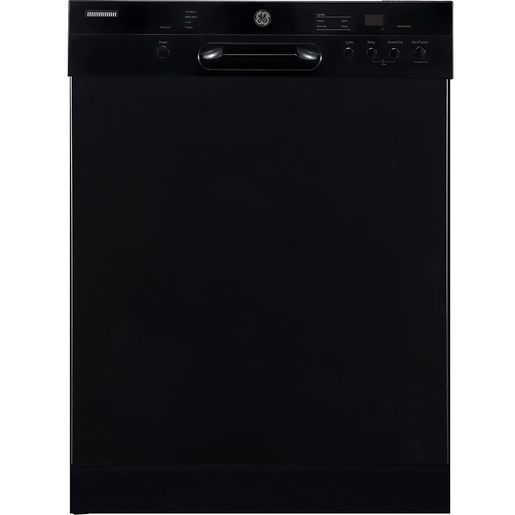 GE 24" Built-In Front Control Dishwasher with Stainless Steel Tall Tub Black - GBF410SGPBB
