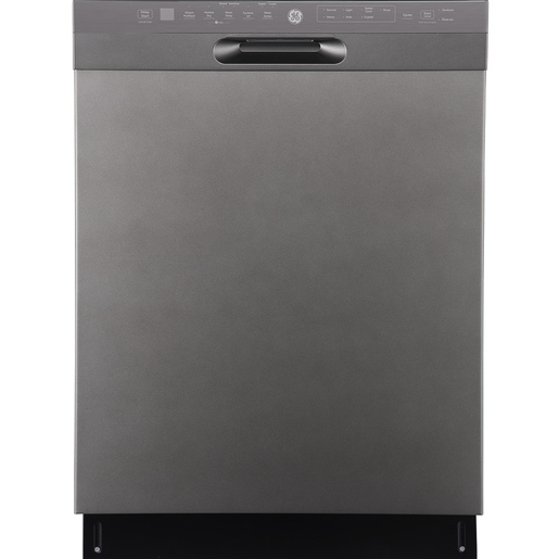 GE 24" Built-In Front Control Dishwasher with Stainless Steel Tall Tub Slate - GBF655SMPES
