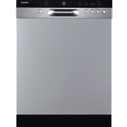 GE 24" Built-In Front Control Dishwasher with Stainless Steel Tall Tub Stainless Steel - GBF410SSPSS