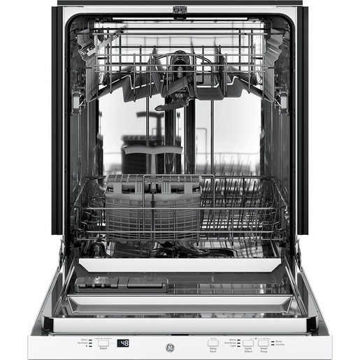 Lave-vaisselle encastré GE® de 24 po, blanc - GDT225SGLWW