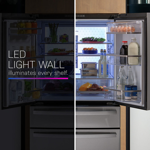 I-REFRIGERATOR-STAINLESS-STEEL-PGE29BYTFS-GE-PROFILE-LED LIGHT WALL