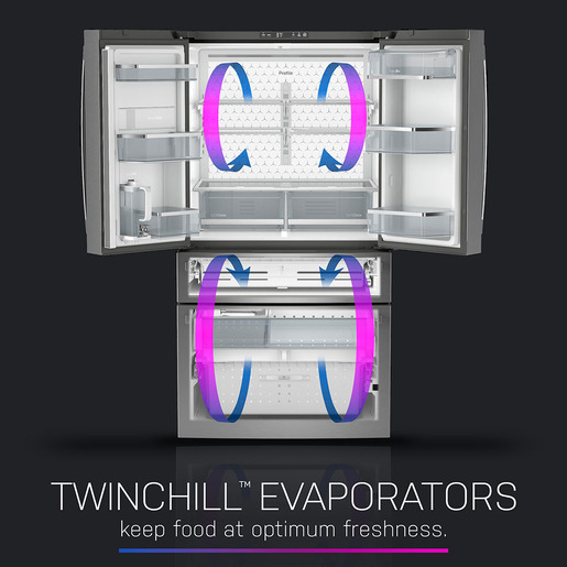 K-REFRIGERATOR-STAINLESS-STEEL-PGE29BYTFS-GE-PROFILE-TWINCHILL EVAPORATORS