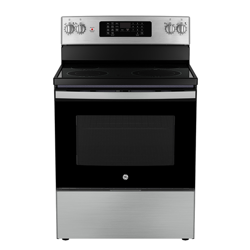 GE 30” Free Standing Electric Convection Range with No-Preheat Air Fry - JCB830STSS GE 30” Free Standing Electric Convection Range with No-Preheat Air Fry - JCB830STSS