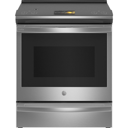 GE Profile Cuisinière intelligente à induction de 30 po avec caméra dans le four, acier inoxydable- PHS93XYPFS