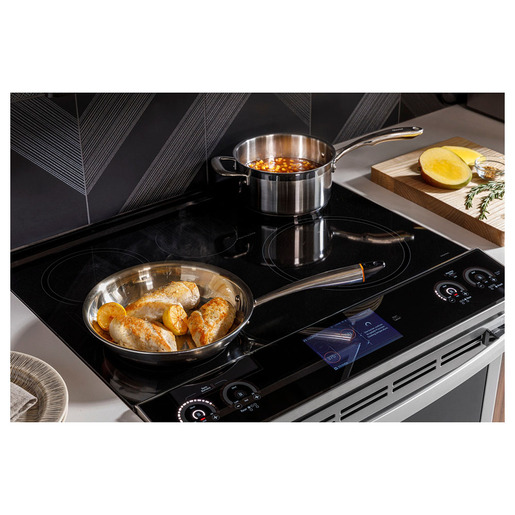 GE Profile™ 30" Smart Induction Range with In-Oven Camera Stainless Steel- PHS93XYPFS