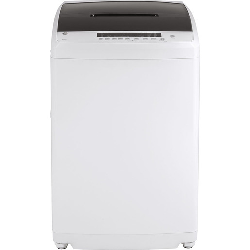 GE® Space-Saving 3.3 IEC Cu. Ft. Capacity Portable Washer with Stainless Steel Basket White - GNW128PSMWW