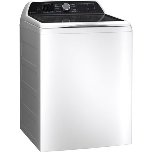 GE Profile 6.1 Cu. Ft. (IEC) Top Load Washer with Smarter Wash Technology White - PTW705BSTWS