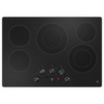 GE Table de cuisson encastrée à électrique de 30 po avec commandes de boutons, Noir- JEP5030DTBB