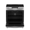 E-ELECTRIC-SLDE-IN-FRONT-CONTROL-TRUE-CONVECTION-RANGE-WITH-STORAGE-DRAWER-STAINLESS-STEEL-JCS840SMSS-OPEN