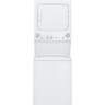 Electric Unitized Spacemaker 4.4Cu. Ft. (IEC) Washer / 5.9 Cu. Ft. Dryer White GE - GUD27ESMMWW
