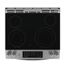 GE Cuisinière encastrée à électrique de 30 po avec four à convection et friture a air sans préchauffage - JCS830SVSS