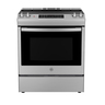 GE Cuisinière encastrée à électrique de 30 po avec four à convection et friture a air sans préchauffage - JCS830SVSS