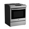GE Cuisinière encastrée à électrique de 30 po avec four à convection et friture a air sans préchauffage - JCS830SVSS
